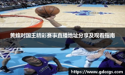 黄蜂对国王精彩赛事直播地址分享及观看指南